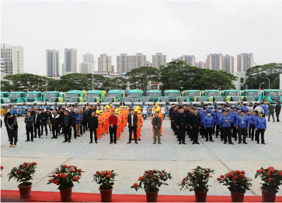 人勤春来早，奋进正当时 | 坪山区龙田街道环卫清扫保洁服务项目入场启动仪式